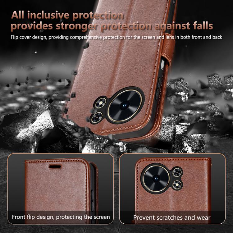 For Huawei Maimang 40 5G AZNS Sheepskin Texture Flip Leather Phone Case