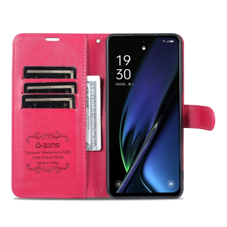 For OPPO K11x AZNS Sheepskin Texture Flip Leather Phone Case