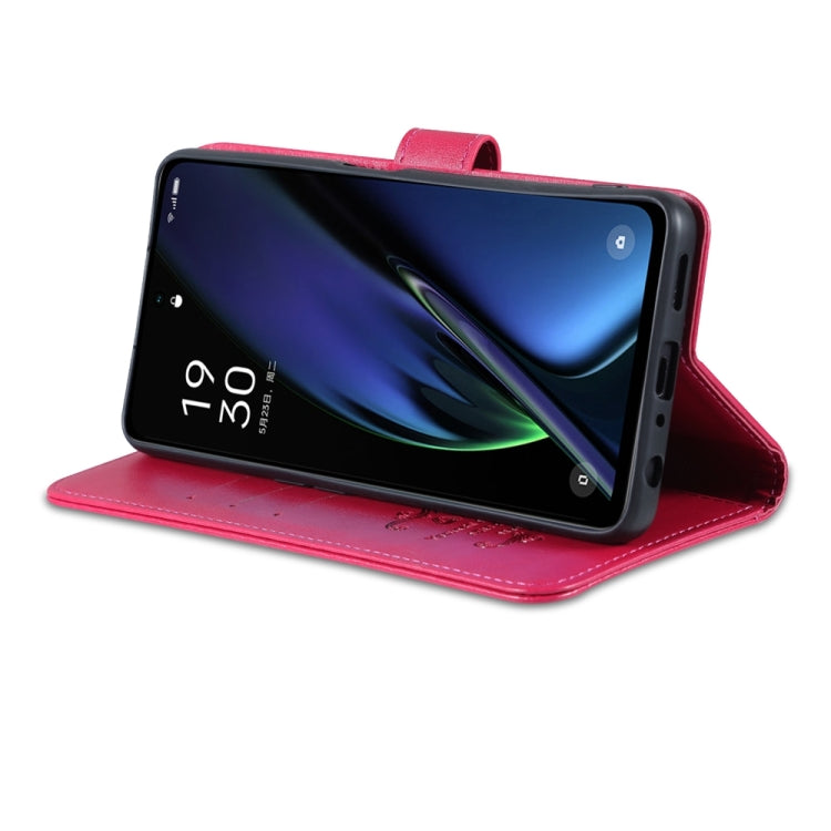 For OPPO K11x AZNS Sheepskin Texture Flip Leather Phone Case