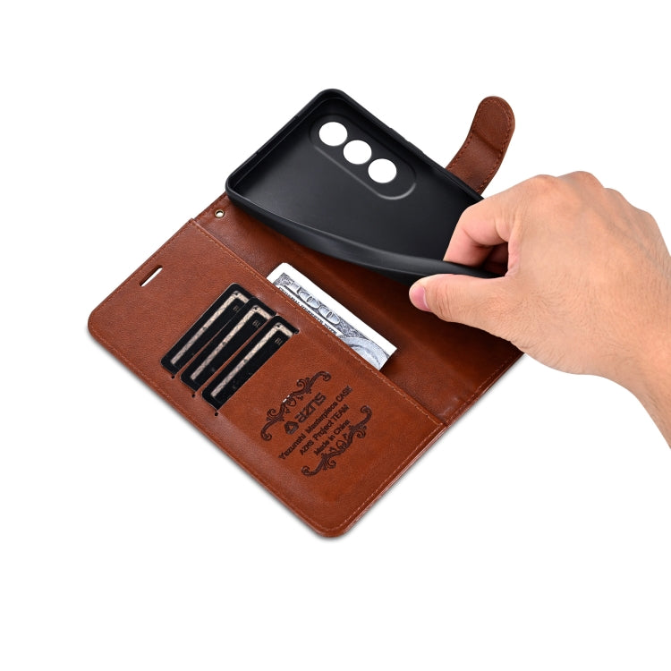 For OPPO K12 AZNS Sheepskin Texture Flip Leather Phone Case