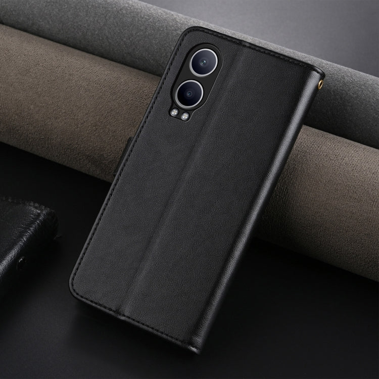 For OPPO K12x 5G AZNS Sheepskin Texture Flip Leather Phone Case