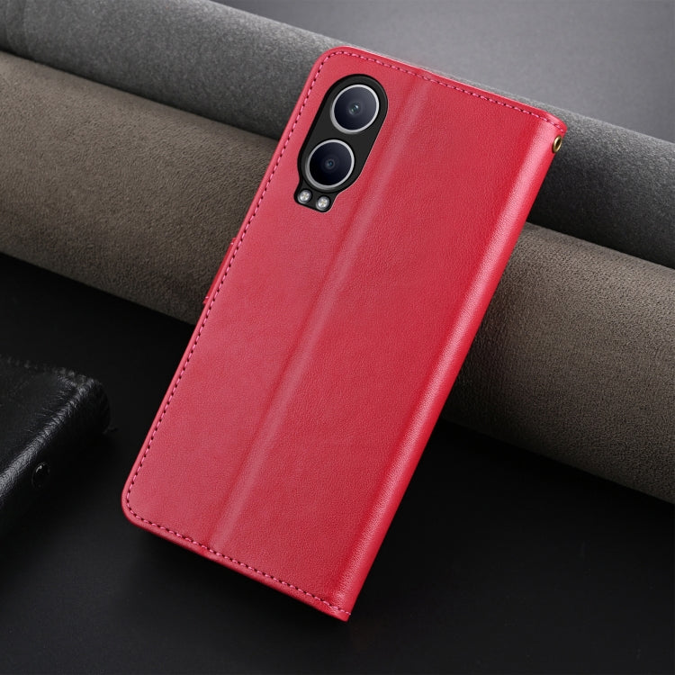For OPPO K12x 5G AZNS Sheepskin Texture Flip Leather Phone Case