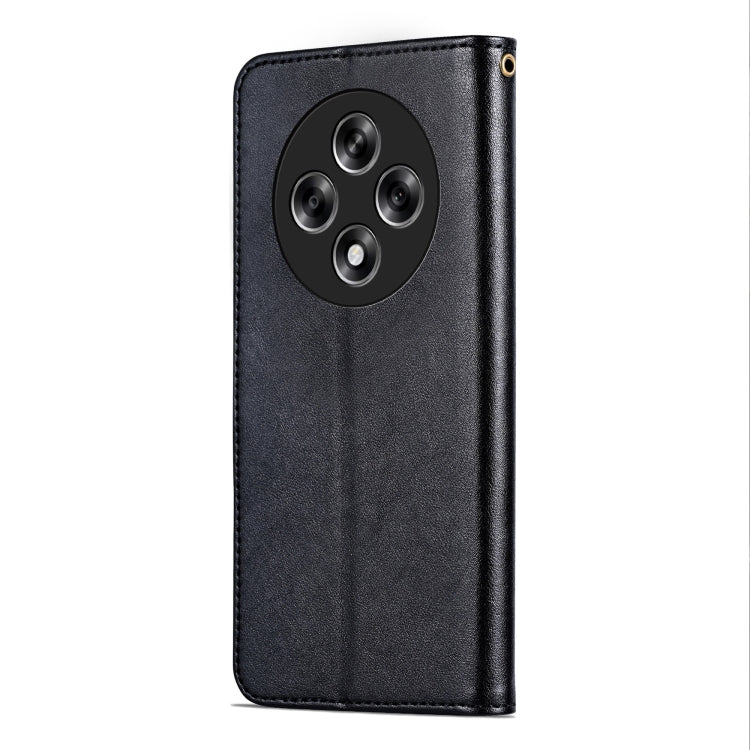 For OPPO A3 5G China AZNS Sheepskin Texture Flip Leather Phone Case