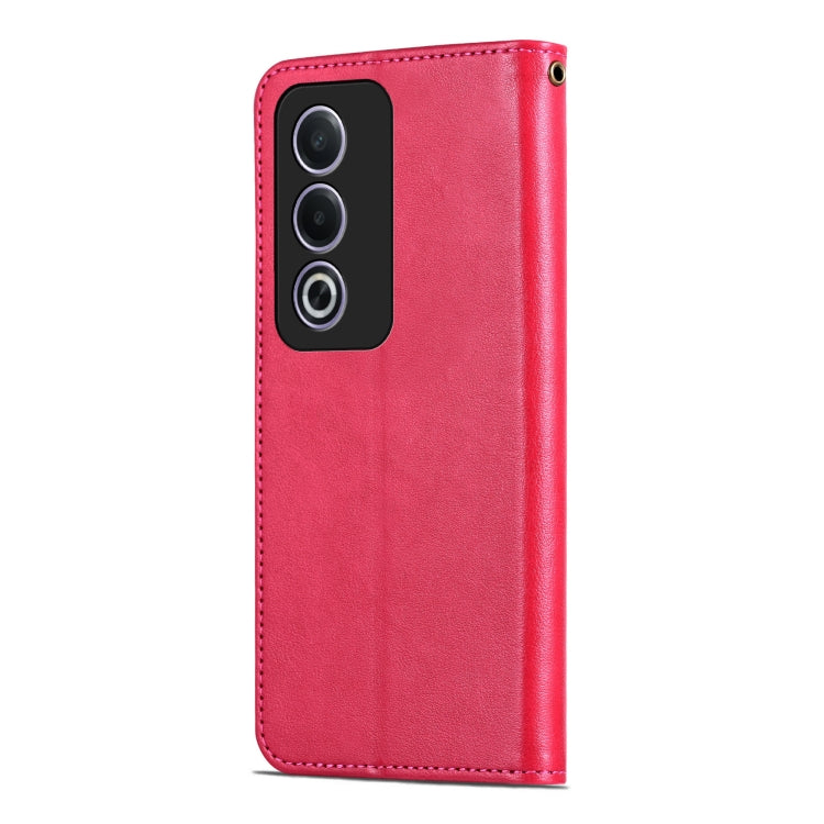 For OPPO K12x 5G Global AZNS Sheepskin Texture Flip Leather Phone Case