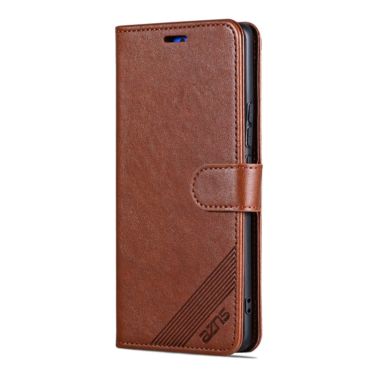 For OPPO Find X8 AZNS Sheepskin Texture Flip Leather Phone Case