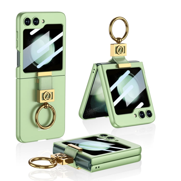For Samsung Galaxy Z Flip5 GKK Ultra-thin Z Ring Holder PC Phone Case