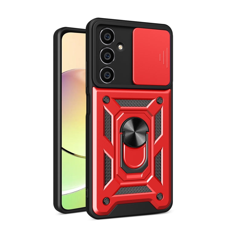 For Samsung Galaxy S23 FE 5G Sliding Camera Cover Design TPU+PC Phone Case