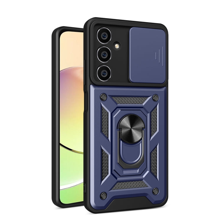 For Samsung Galaxy S23 FE 5G Sliding Camera Cover Design TPU+PC Phone Case