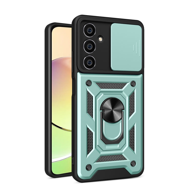 For Samsung Galaxy S23 FE 5G Sliding Camera Cover Design TPU+PC Phone Case
