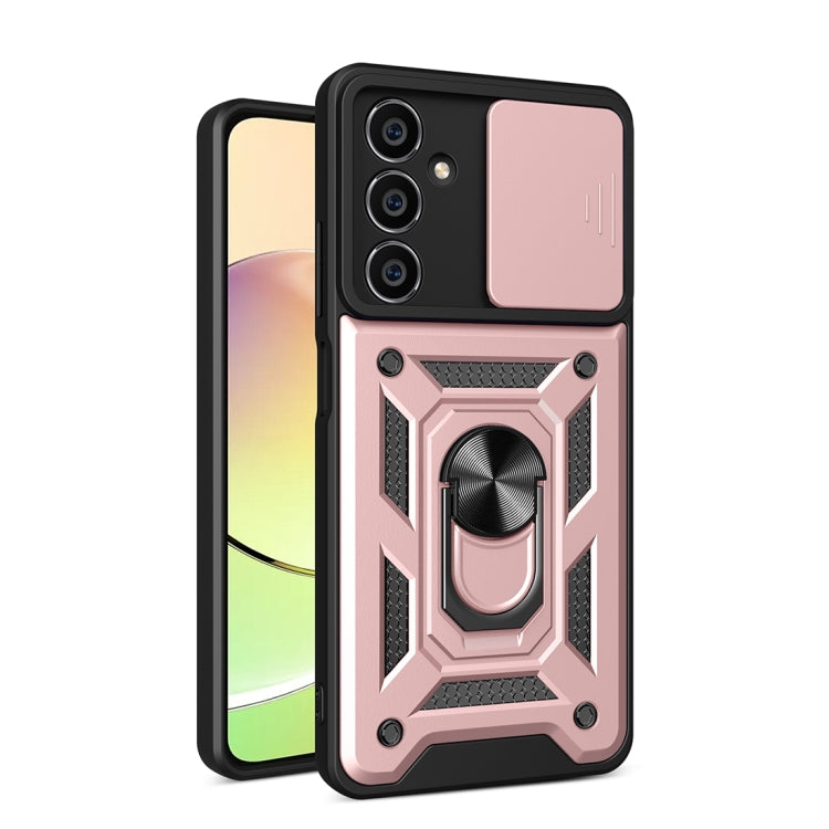 For Samsung Galaxy S23 FE 5G Sliding Camera Cover Design TPU+PC Phone Case