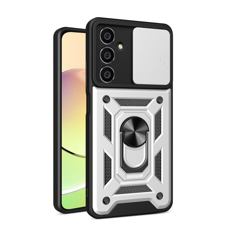 For Samsung Galaxy S23 FE 5G Sliding Camera Cover Design TPU+PC Phone Case