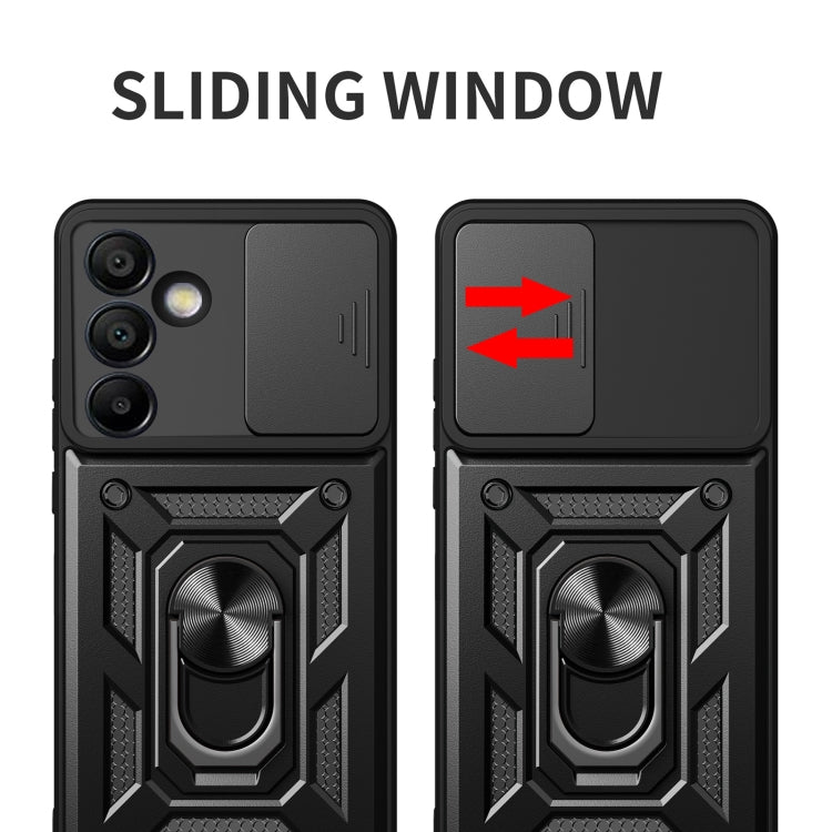 For Samsung Galaxy S24 FE 5G Sliding Camera Cover Design TPU+PC Phone Case