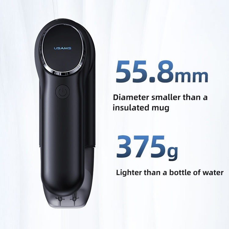 USAMS US-ZB259 YAJ Series Portable Hand-held Folding Vacuum Cleaner(Black)