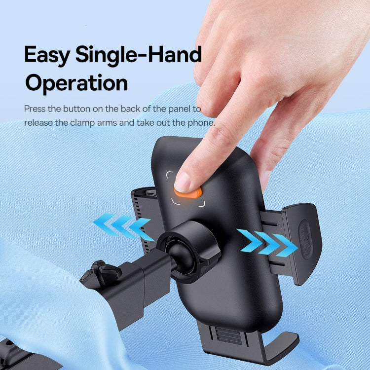 Baseus UltraControl Go Clamp Type Car Holder Suction Cup Version(Black)