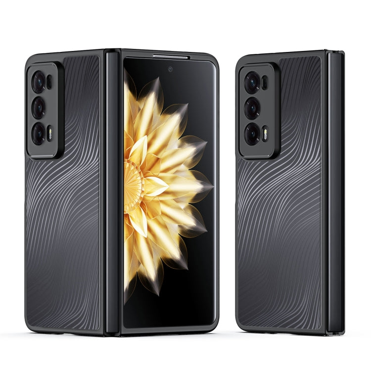 For Honor Magic V2 DUX DUCIS Aimo Series TPU + PC Frosted Feel Phone Case(Black)