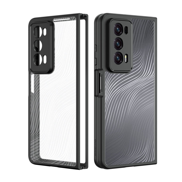 For Honor Magic V2 DUX DUCIS Aimo Series TPU + PC Frosted Feel Phone Case(Black)