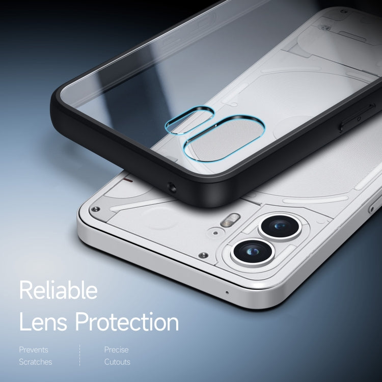 For Nothing Phone 2 DUX DUCIS Aimo Series TPU + PC Frosted Feel Phone Case(Black)