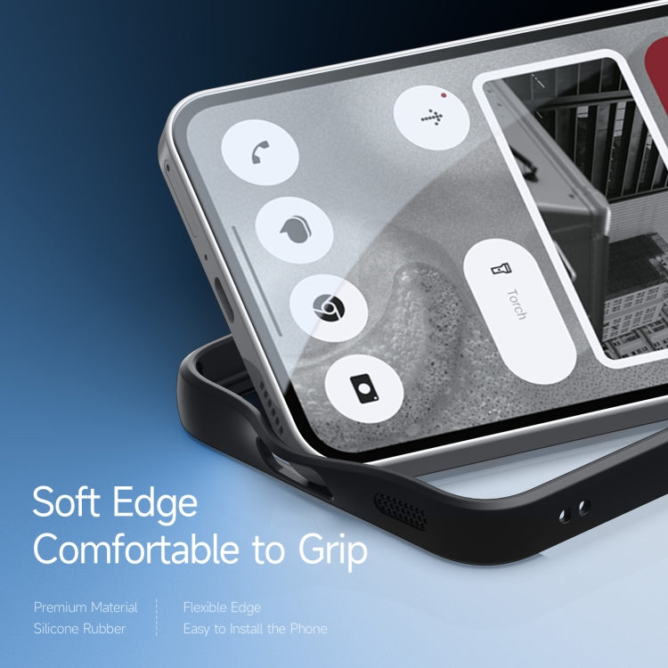 For Nothing Phone 2 DUX DUCIS Aimo Series TPU + PC Frosted Feel Phone Case(Black)