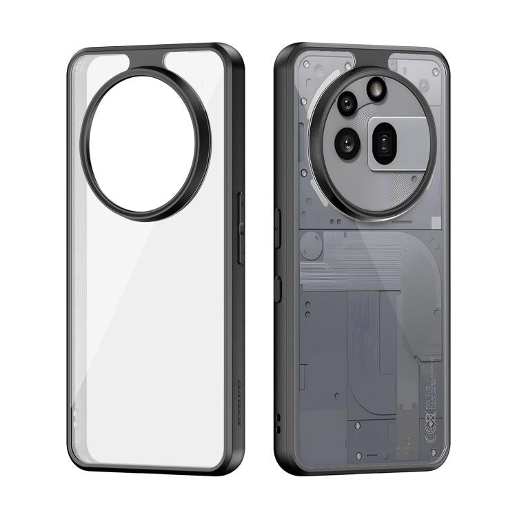 For Nothing Phone 3a Pro DUX DUCIS Aimo Series TPU + PC Frosted Feel Phone Case - Black
