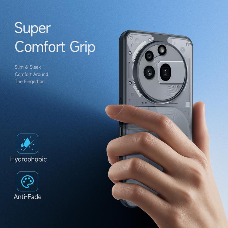 For Nothing Phone 3a Pro DUX DUCIS Aimo Series TPU + PC Frosted Feel Phone Case - Black