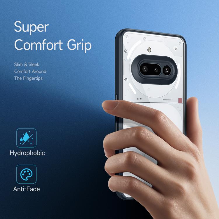 For Nothing Phone 3a DUX DUCIS Aimo Series TPU + PC Frosted Feel Phone Case - Black