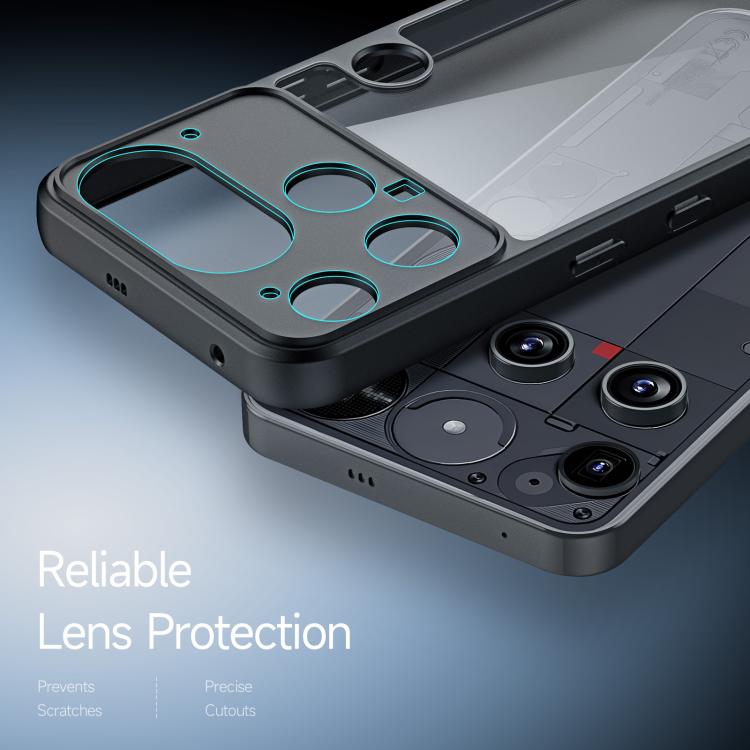 For Nothing Phone 3 DUX DUCIS Aimo Series TPU + PC Frosted Feel Phone Case - Black