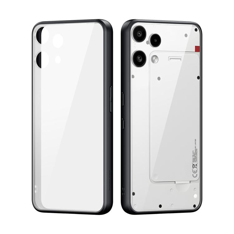 For Nothing Phone 3a Lite DUX DUCIS Aimo Series TPU + PC Frosted Feel Phone Case - Black