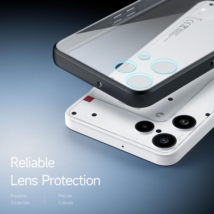 For Nothing Phone 3a Lite DUX DUCIS Aimo Series TPU + PC Frosted Feel Phone Case - Black