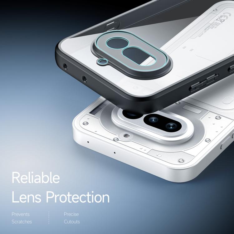 For Nothing Phone 4a DUX DUCIS Aimo Series TPU + PC Frosted Feel Phone Case - Black