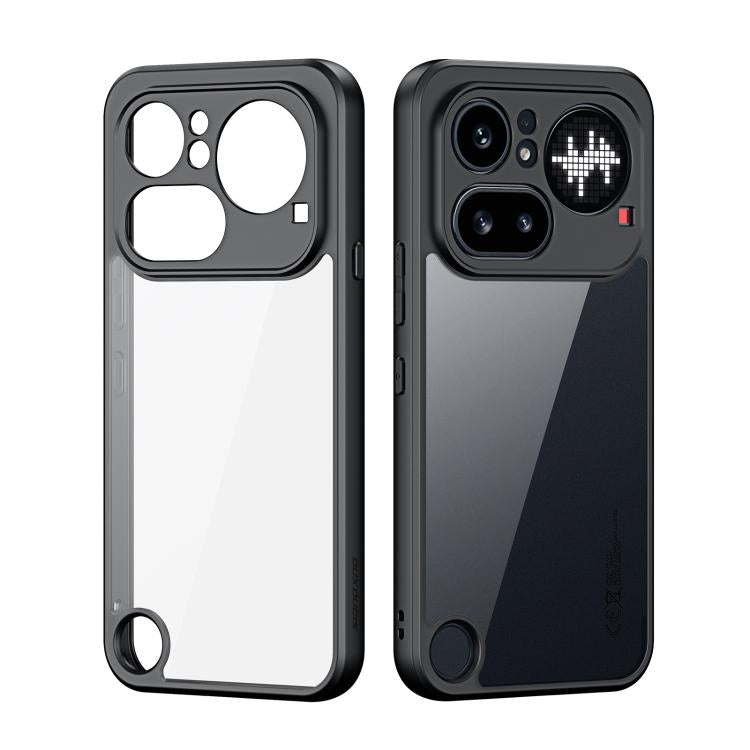 For Nothing Phone 4a Pro DUX DUCIS Aimo Series TPU + PC Frosted Feel Phone Case - Black
