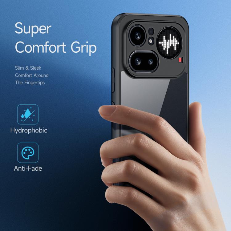 For Nothing Phone 4a Pro DUX DUCIS Aimo Series TPU + PC Frosted Feel Phone Case - Black