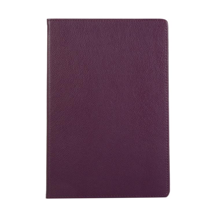 For Samsung Galaxy Tab S10 FE+ Litchi Texture 360 Degrees Rotation Holder Leather Tablet Case