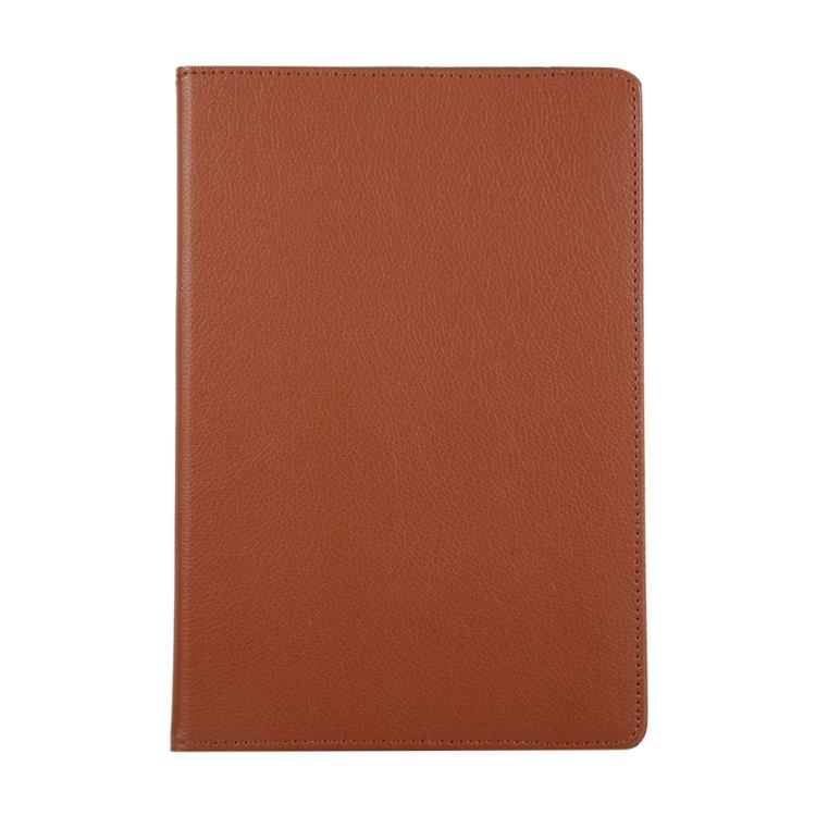 For Samsung Galaxy Tab S10 FE+ Litchi Texture 360 Degrees Rotation Holder Leather Tablet Case