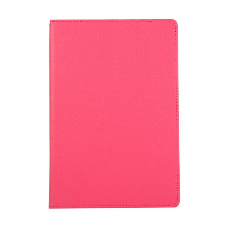 For Samsung Galaxy Tab S10 FE+ Litchi Texture 360 Degrees Rotation Holder Leather Tablet Case