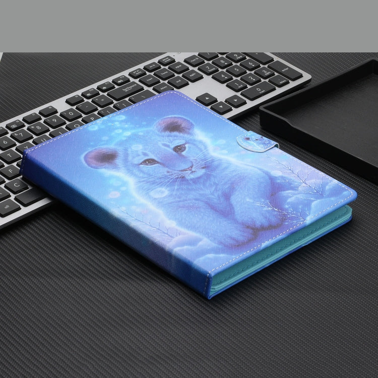 For 7 inch Universal Tablet Colored Drawing Stitching Horizontal Flip Leather Case with Holder & Card Slots & Anti-skid strip