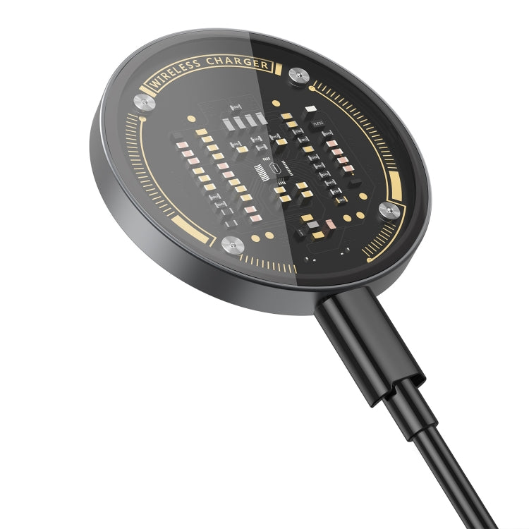 WIWU Wi-W008 15W Transparent Magnetic Wireless Charger