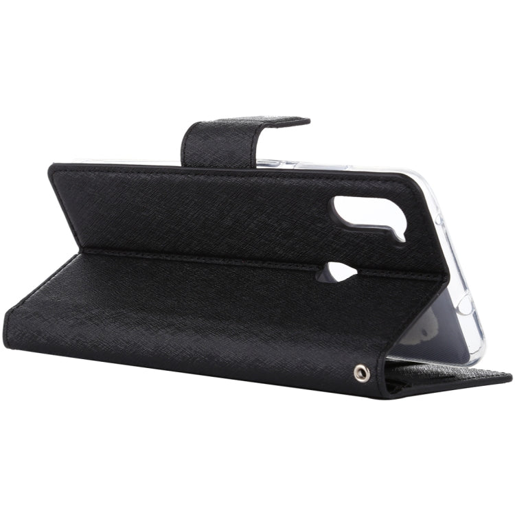 For Samsung Galaxy A11 ALIVO Canvas Diary Silk Texture Horizontal Flip Leather Case with Holder & Card Slots & Wallet & Photo Frame