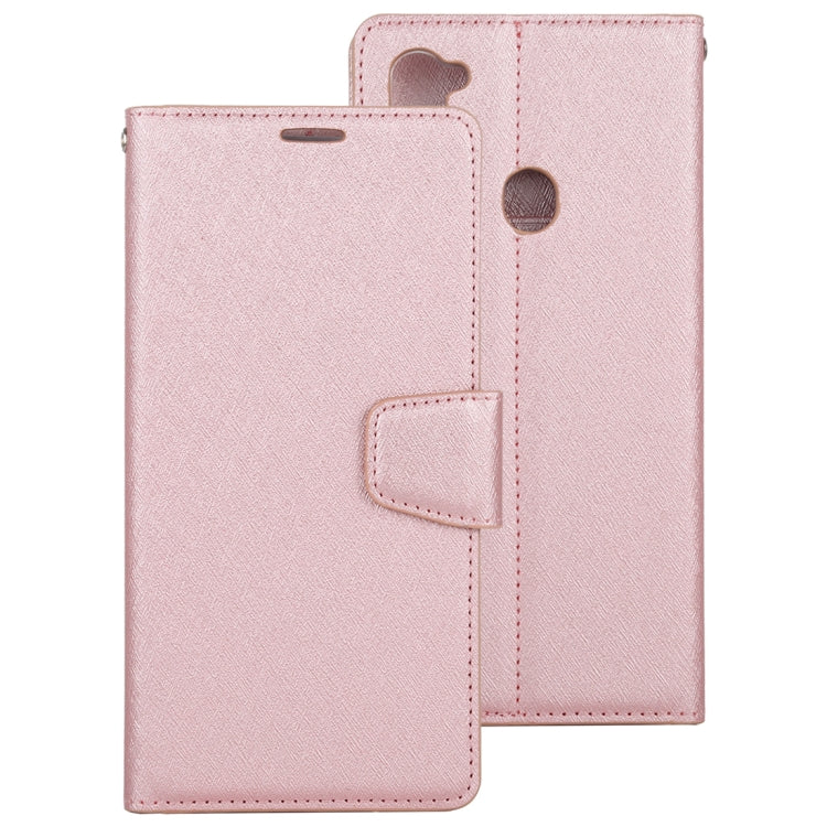 For Samsung Galaxy A11 ALIVO Canvas Diary Silk Texture Horizontal Flip Leather Case with Holder & Card Slots & Wallet & Photo Frame