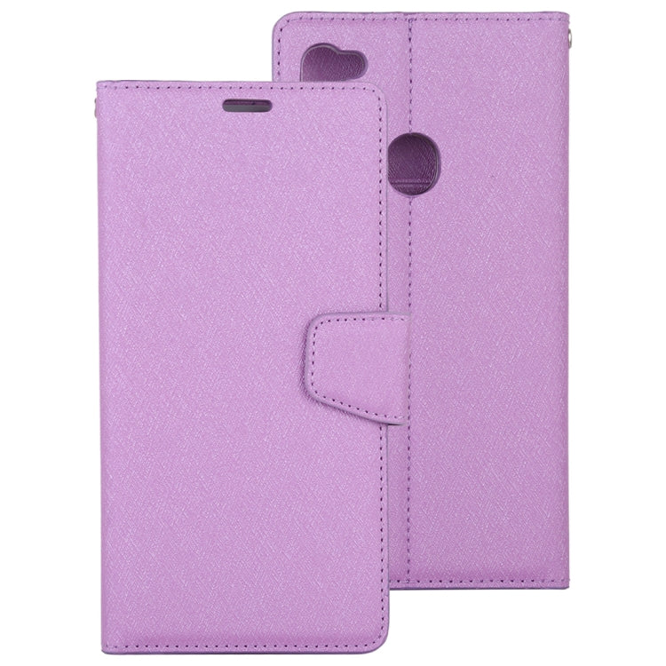 For Samsung Galaxy A11 ALIVO Canvas Diary Silk Texture Horizontal Flip Leather Case with Holder & Card Slots & Wallet & Photo Frame