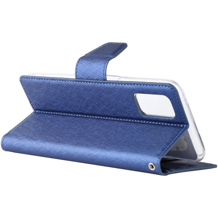 For OPPO A52 ALIVO Canvas Diary Silk Texture Horizontal Flip Leather Case with Holder & Card Slots & Wallet & Photo Frame