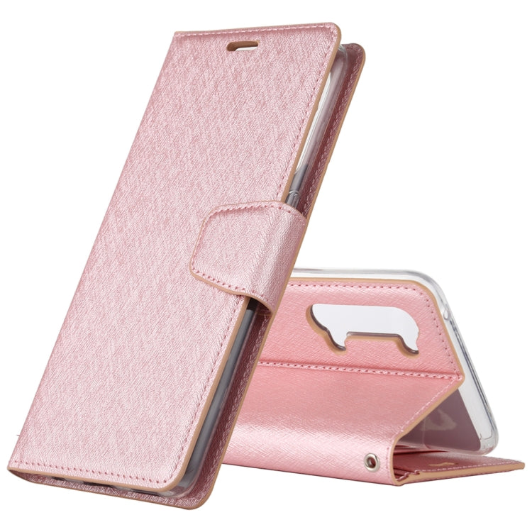 For OPPO Reno 3 ALIVO Canvas Diary Silk Texture Horizontal Flip Leather Case with Holder & Card Slots & Wallet & Photo Frame