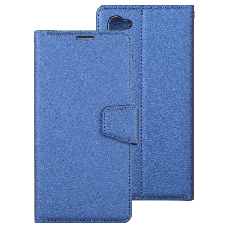 For OPPO Reno 3 ALIVO Canvas Diary Silk Texture Horizontal Flip Leather Case with Holder & Card Slots & Wallet & Photo Frame