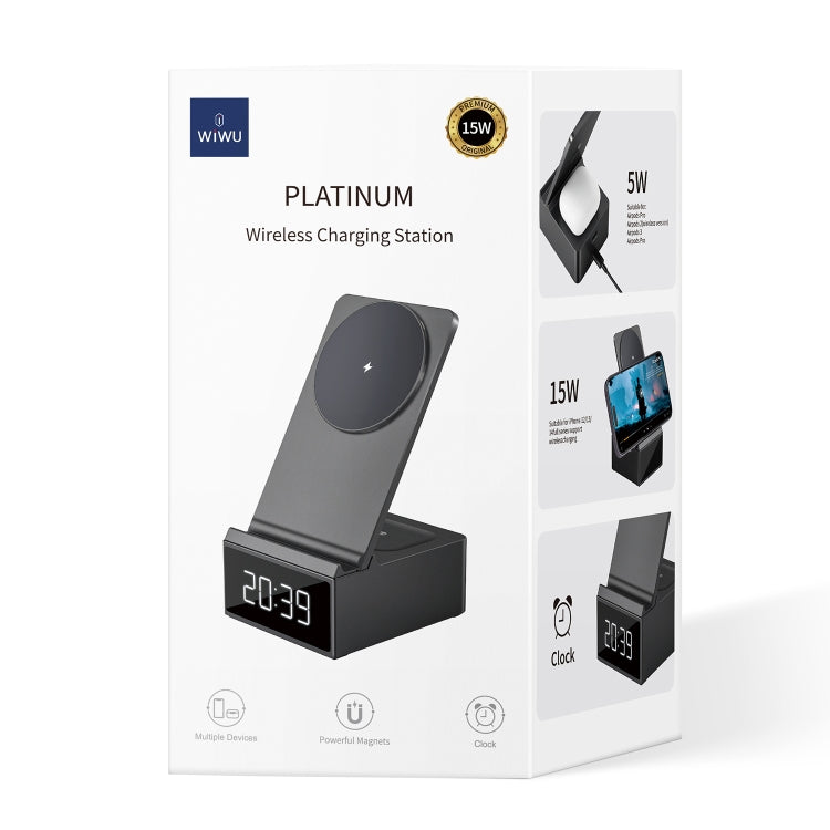WIWU Wi-W011 Platinum 15W 3 in 1 Wireless Charger