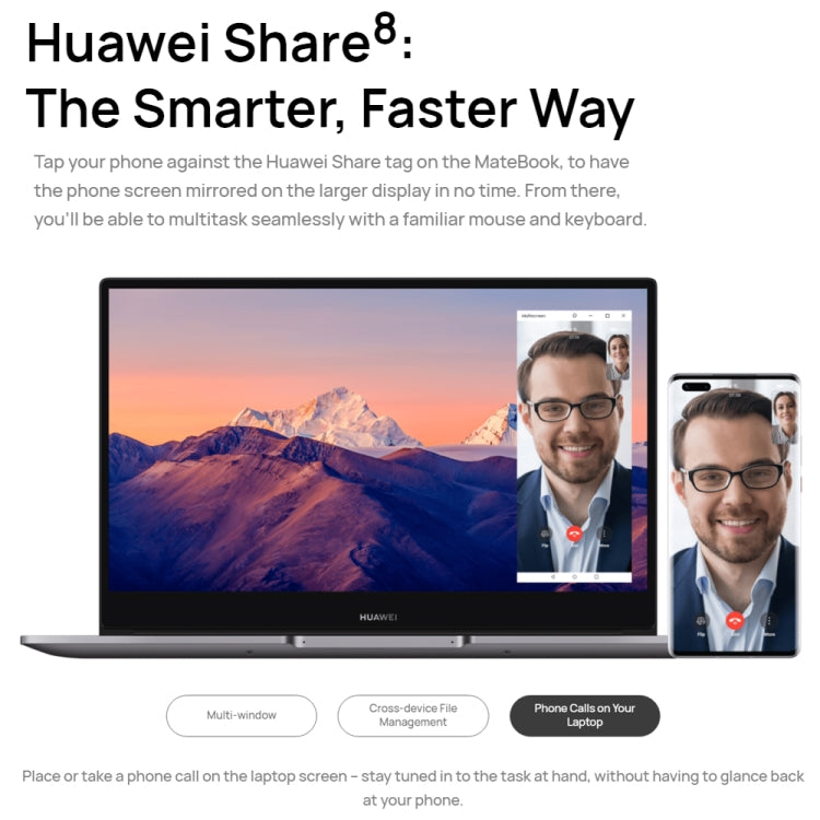 HUAWEI MateBook B3-420 Laptop, 16GB+512GB, 14 inch Windows 11 Home Chinese Version, Intel 11th Gen Core i5-1135G7 Integrated Graphics(Dark Grey)