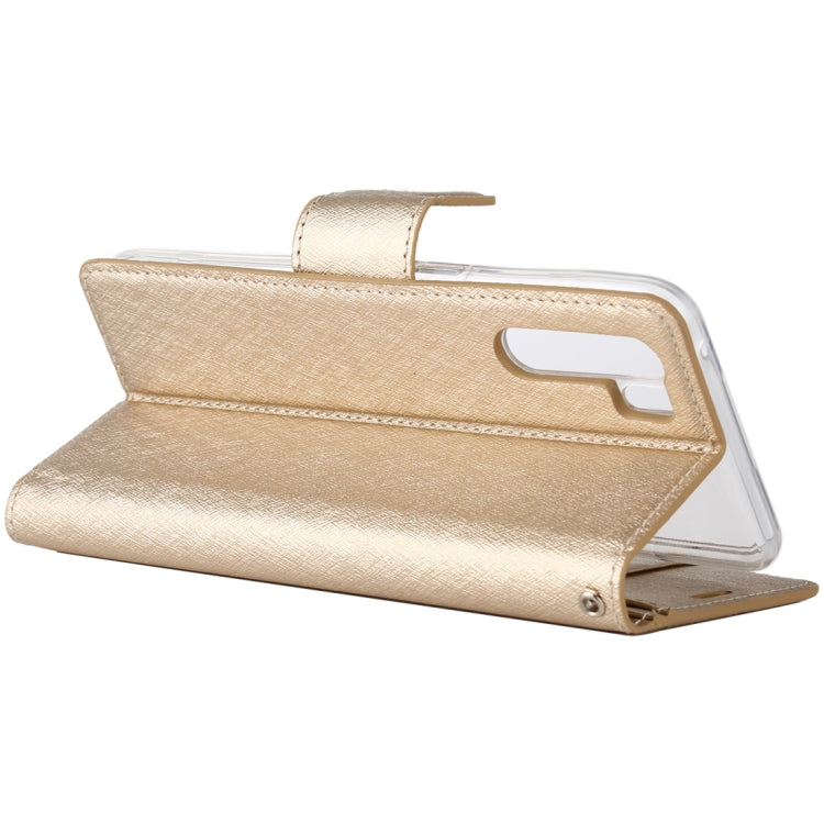 For OPPO A91 ALIVO Canvas Diary Silk Texture Horizontal Flip Leather Case with Holder & Card Slots & Wallet & Photo Frame