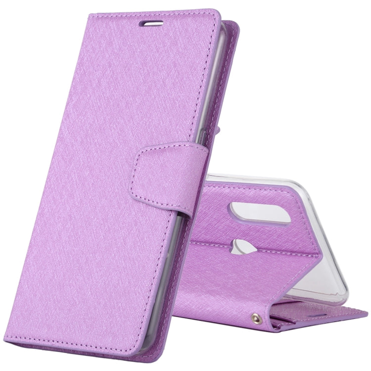 For OPPO A91 ALIVO Canvas Diary Silk Texture Horizontal Flip Leather Case with Holder & Card Slots & Wallet & Photo Frame