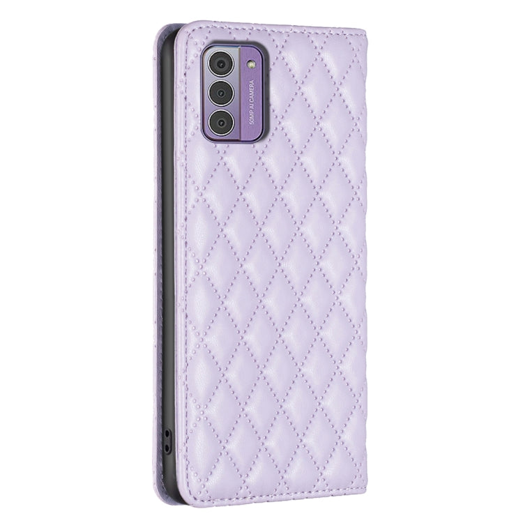 For Nokia G42/G310 Diamond Lattice Magnetic Leather Flip Phone Case