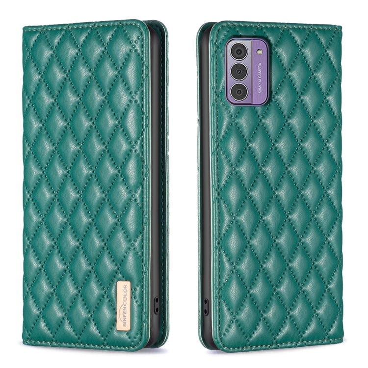 For Nokia G42/G310 Diamond Lattice Magnetic Leather Flip Phone Case
