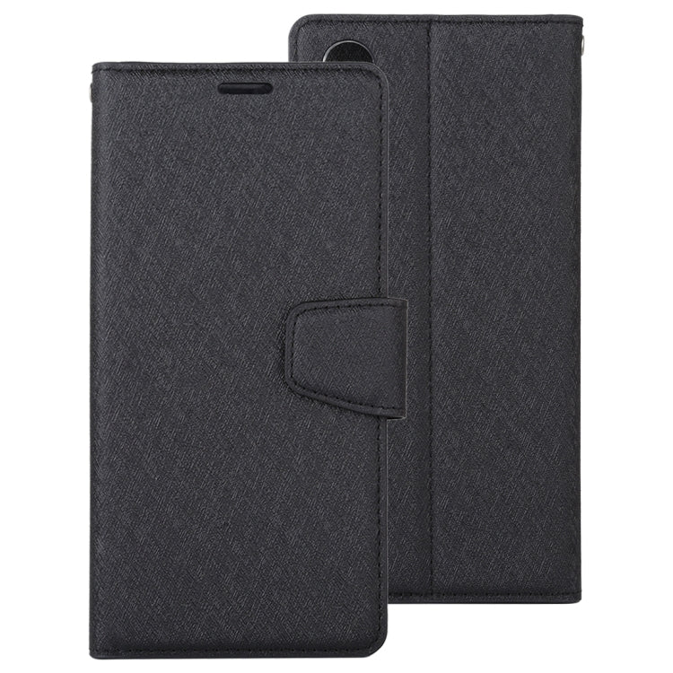 For Sony Xperia 10 II ALIVO Canvas Diary Silk Texture Horizontal Flip Leather Case with Holder & Card Slots & Wallet & Photo Frame