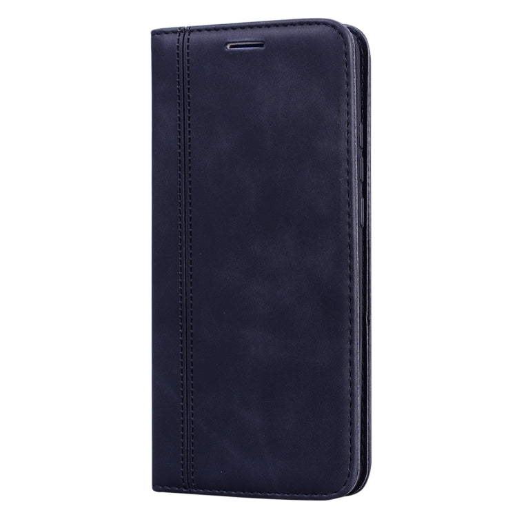 For Huawei P40 Pro Frosted Business Magnetic Horizontal Flip PU Leather Case with Holder & Card Slot & Lanyard